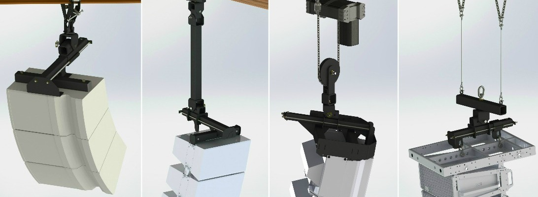 PY Quick Disconnect fitting allows an easy connection between Polar Focus line array products and accessories.